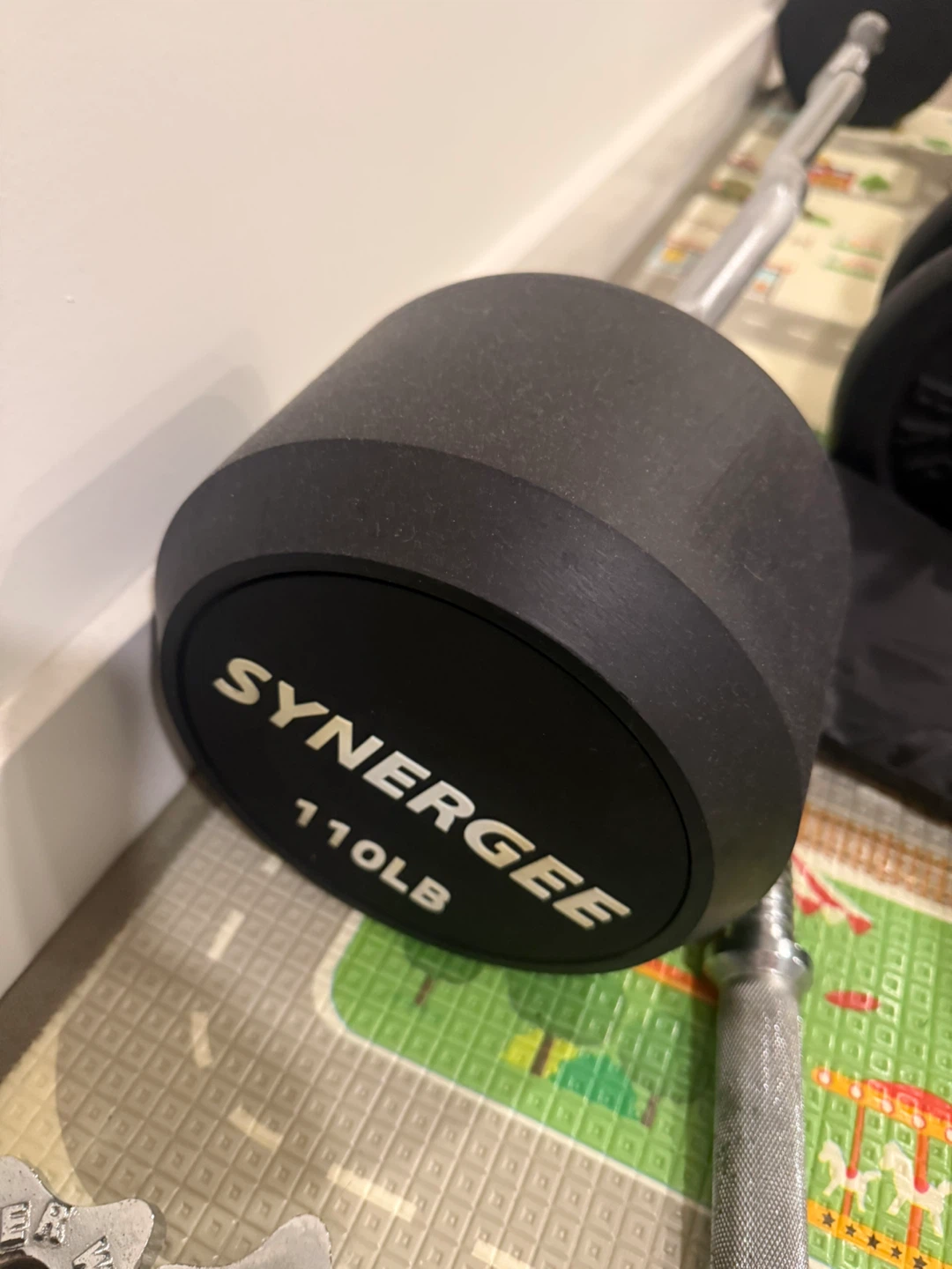 Synergee EZ Curl Bar 110lb - photo 3