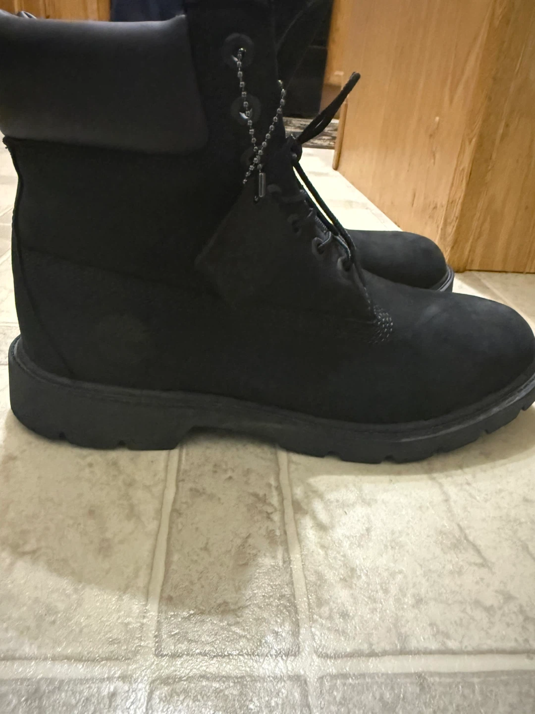 Black timberland boots