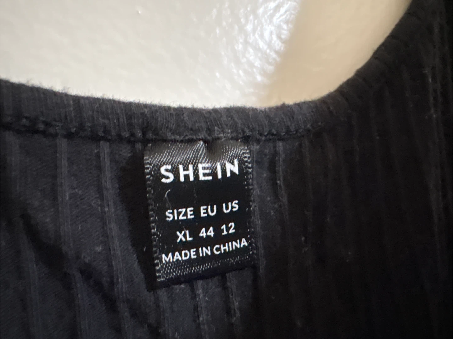 SHEIN Black Ribbed Tank Top - photo 2