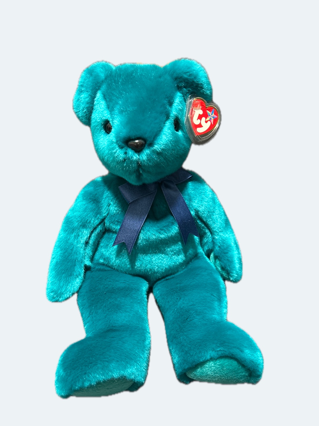 Ty Beanie Baby Teal Bear