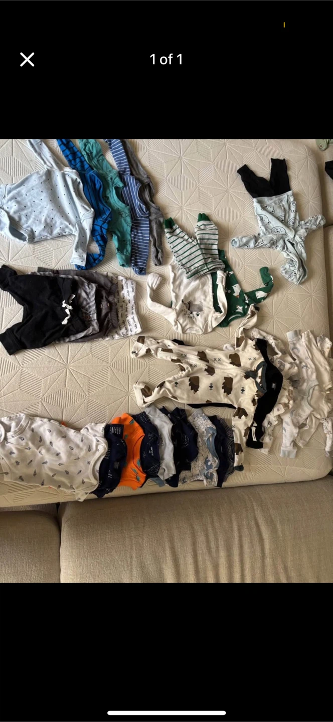 Huge lot of Newborn baby boy clothes