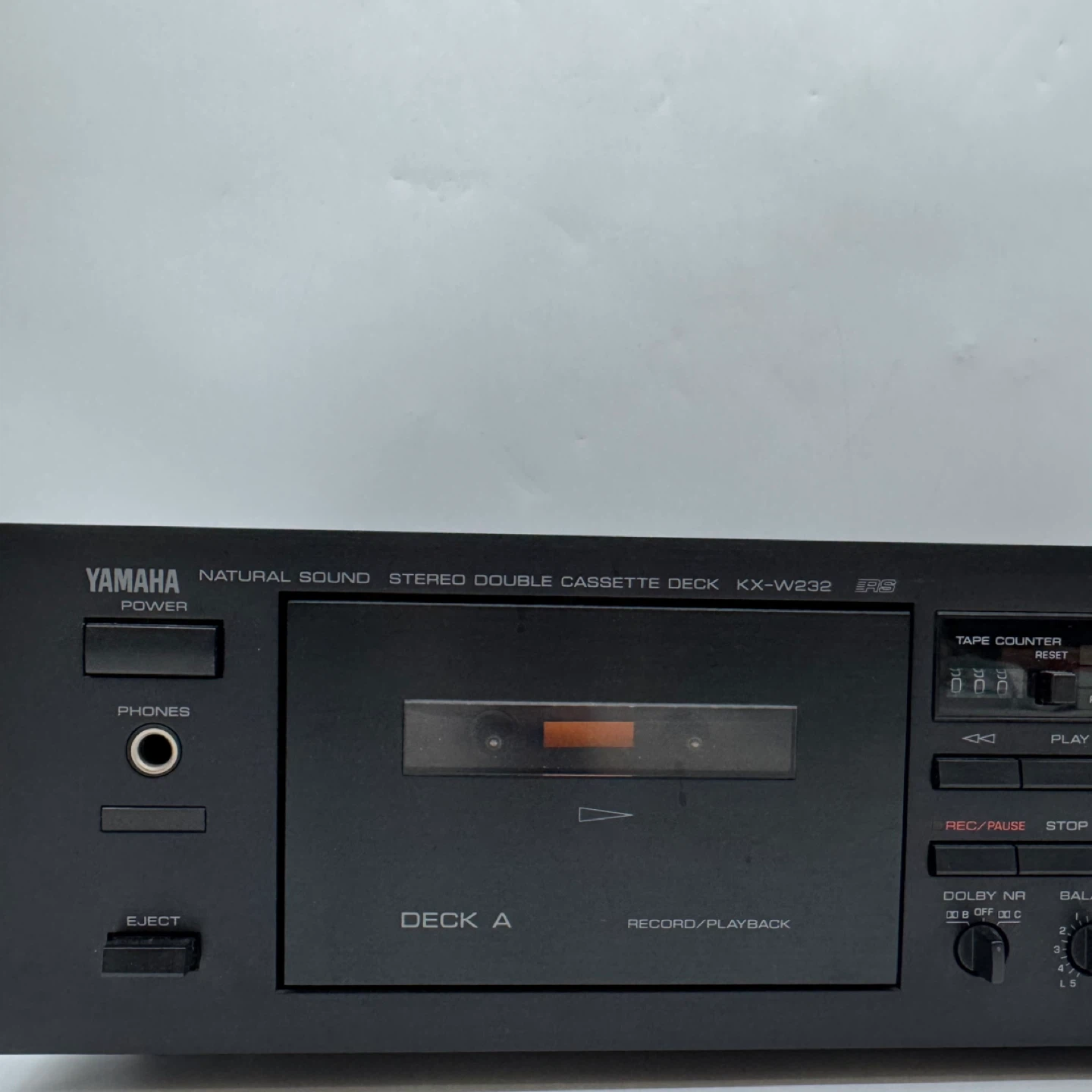 Yamaha KX-W232 Double Cassette Deck Stereo Tape Player Tested - photo 2
