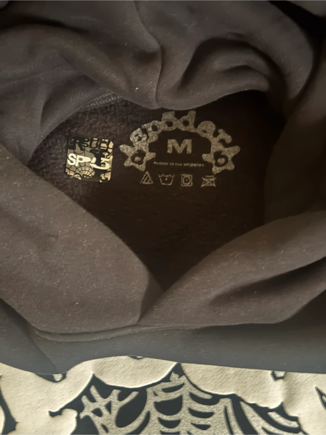 Spider "OG Web" Hoodie Black Size Medium - photo 3