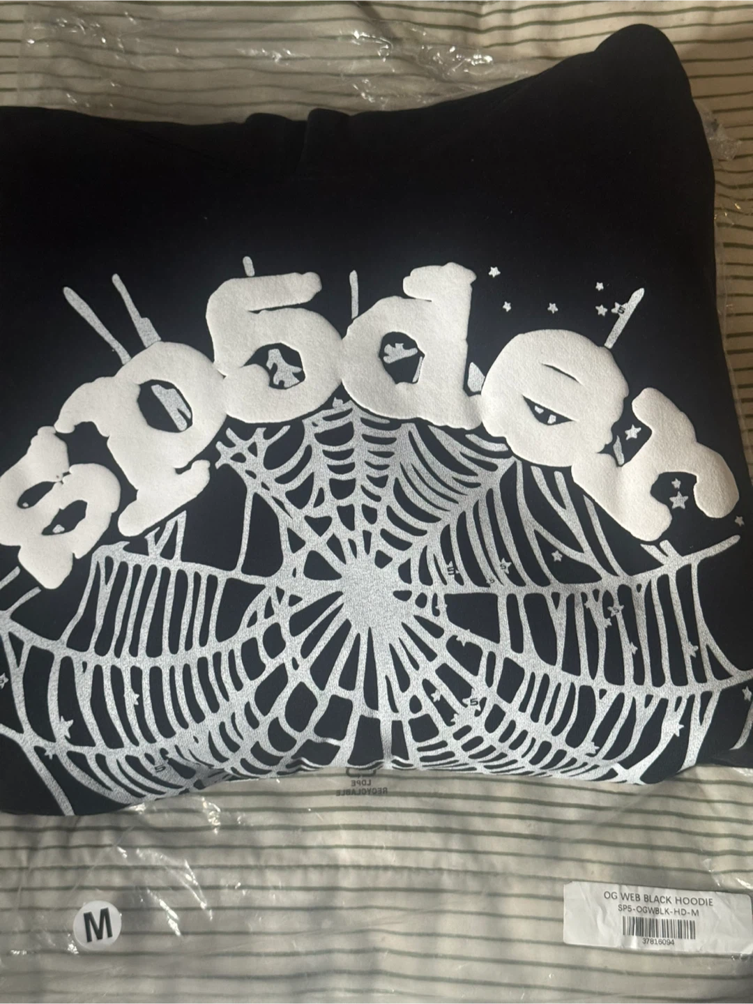 Spider "OG Web" Hoodie Black Size Medium - photo 5