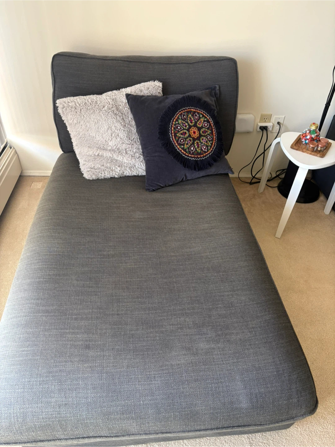 Dark Grey Sofa with Chaise - photo 3