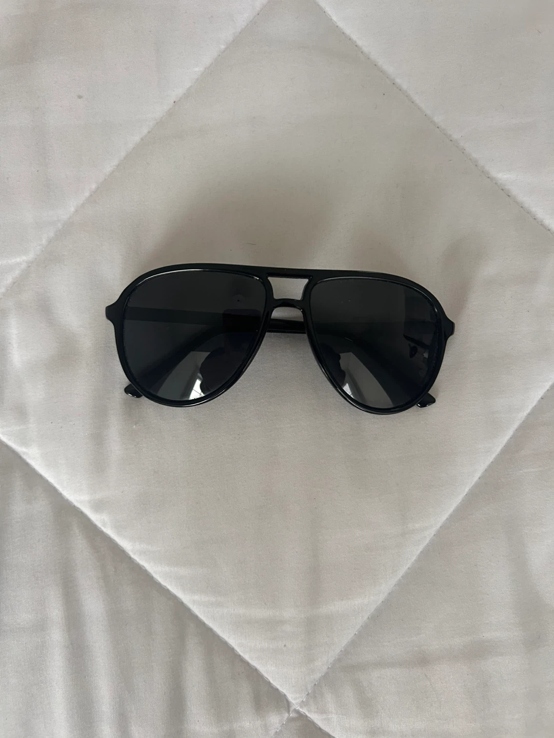 Gucci Black Aviator Sunglasses