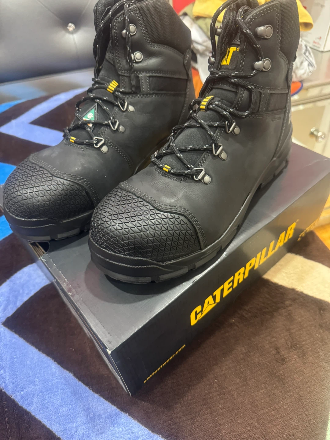 CAT CSA Steel Toe Work Boots - Size 11