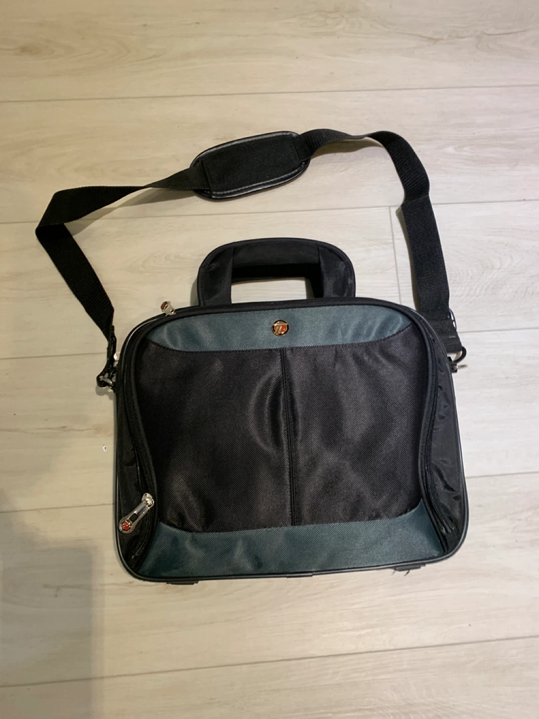 Black Briefcase/Laptop Bag with Shoulder Strap