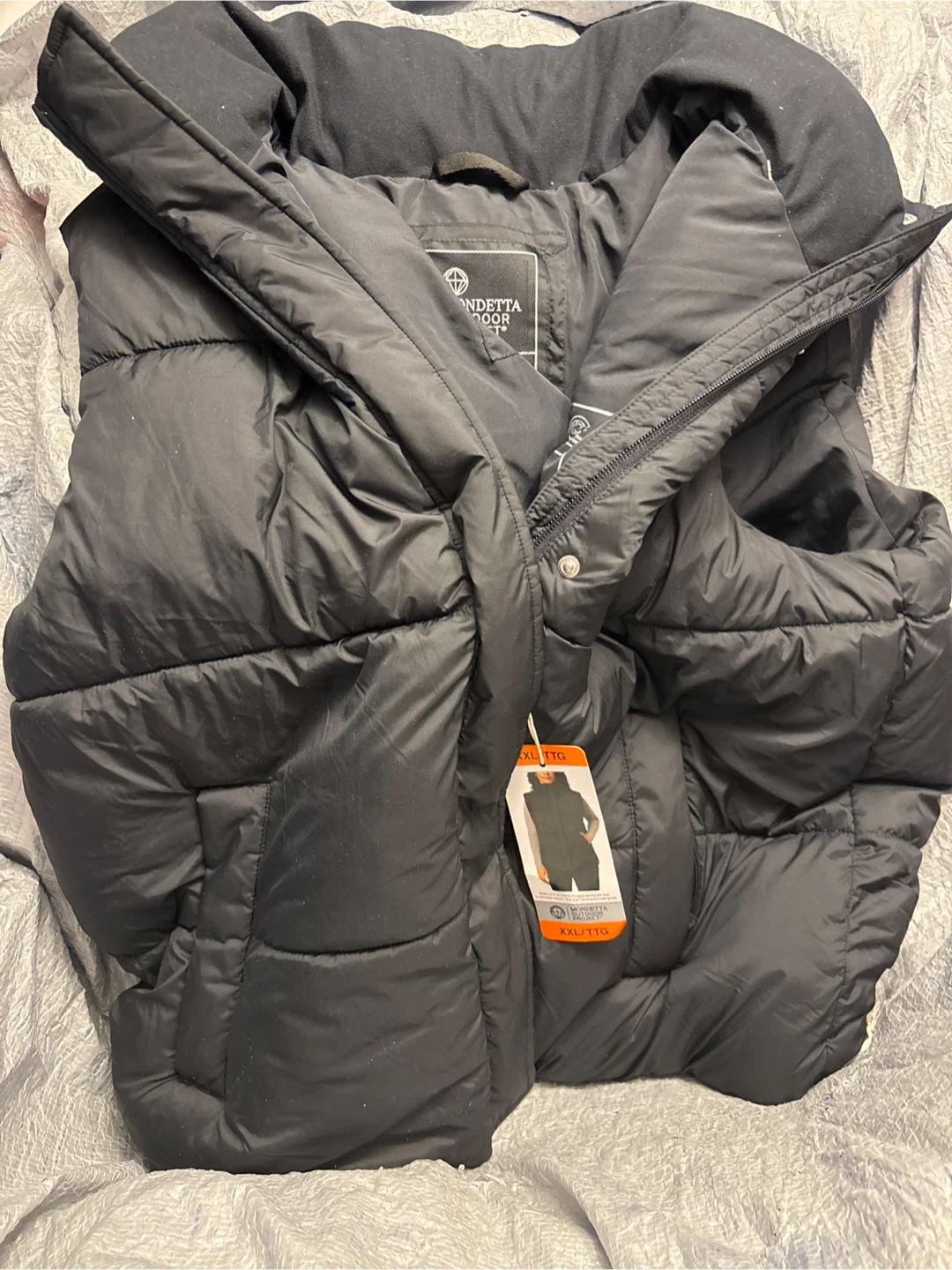 Ladies Mondetta Outdoor Project Puffer Vest XXL Black