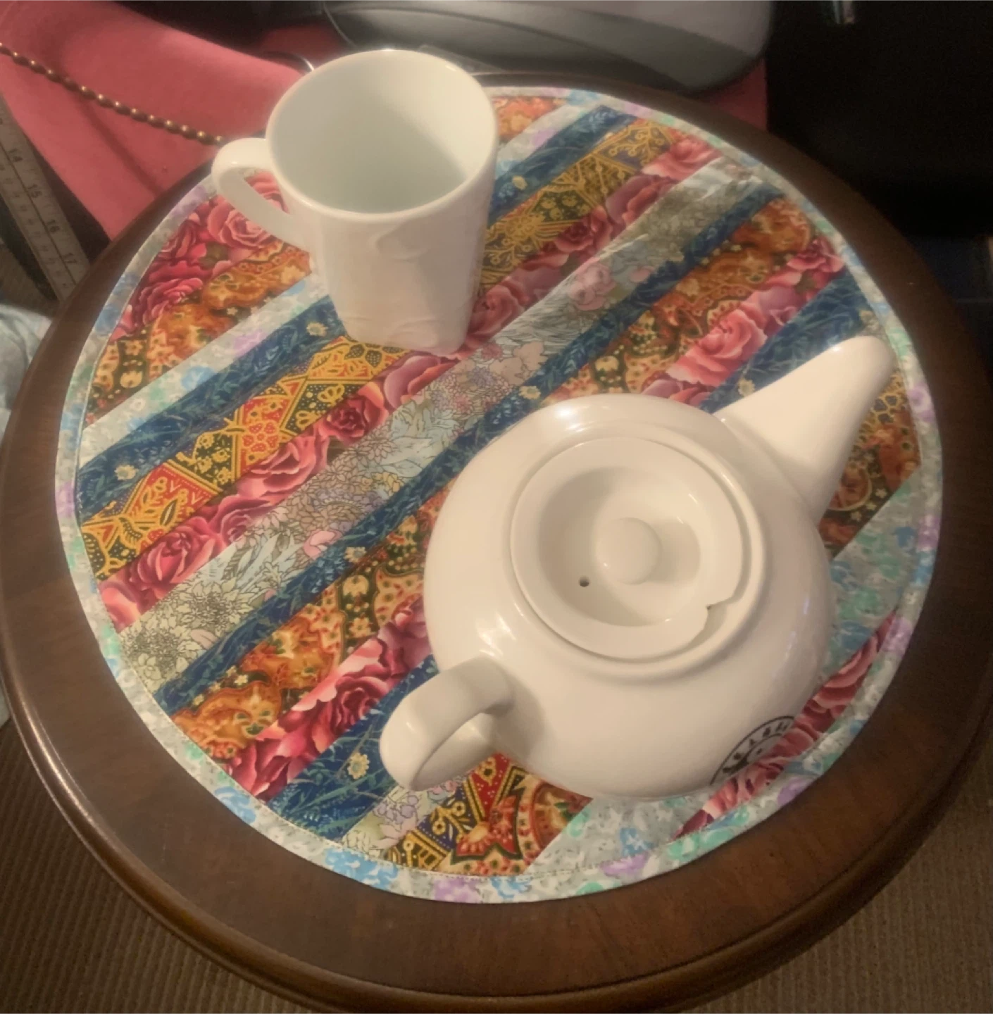 Handmade Fabric Coaster/“Mug Rug” - photo 2