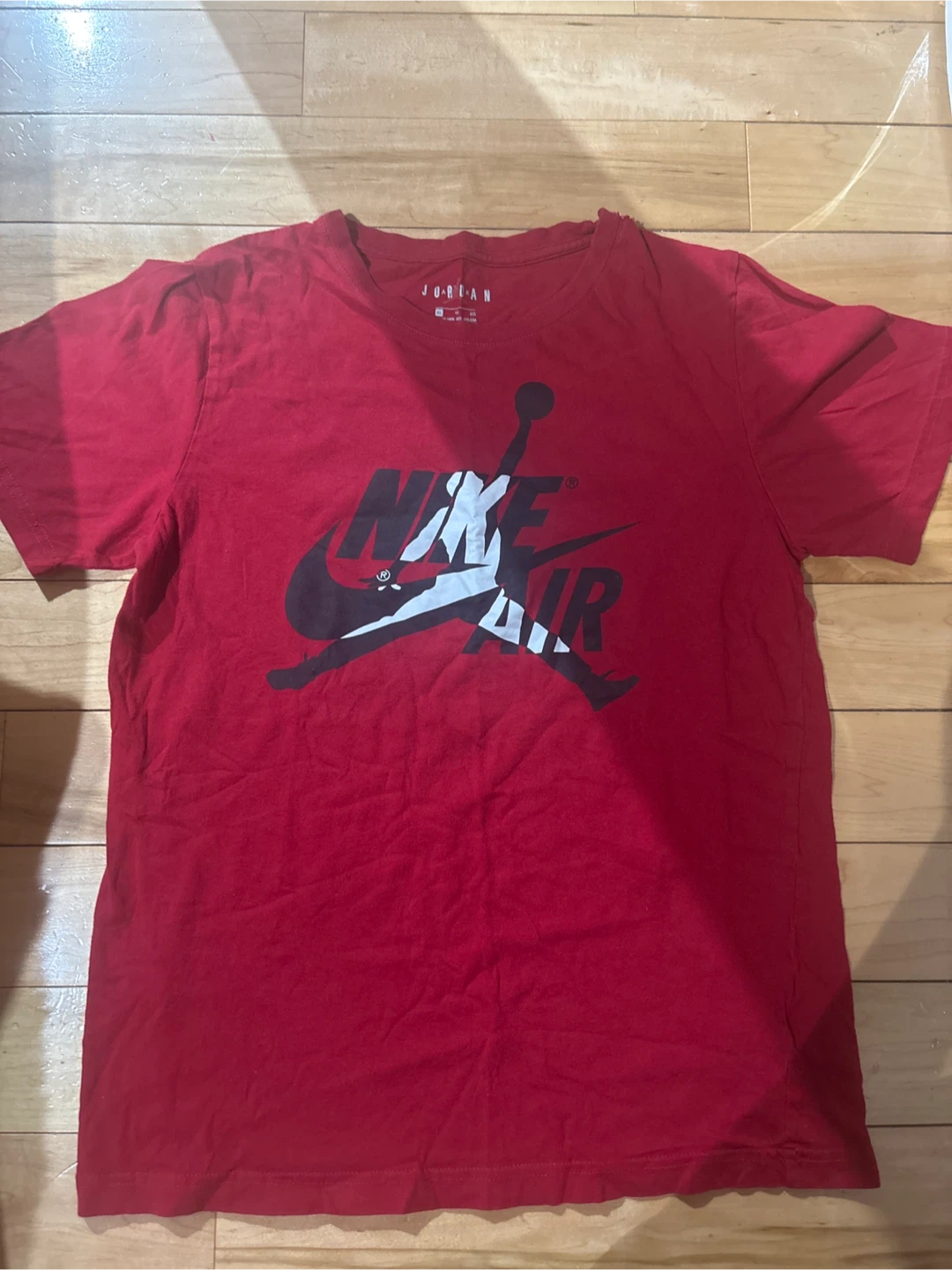 Jordan T-Shirt XL Red Nike Air Graphic