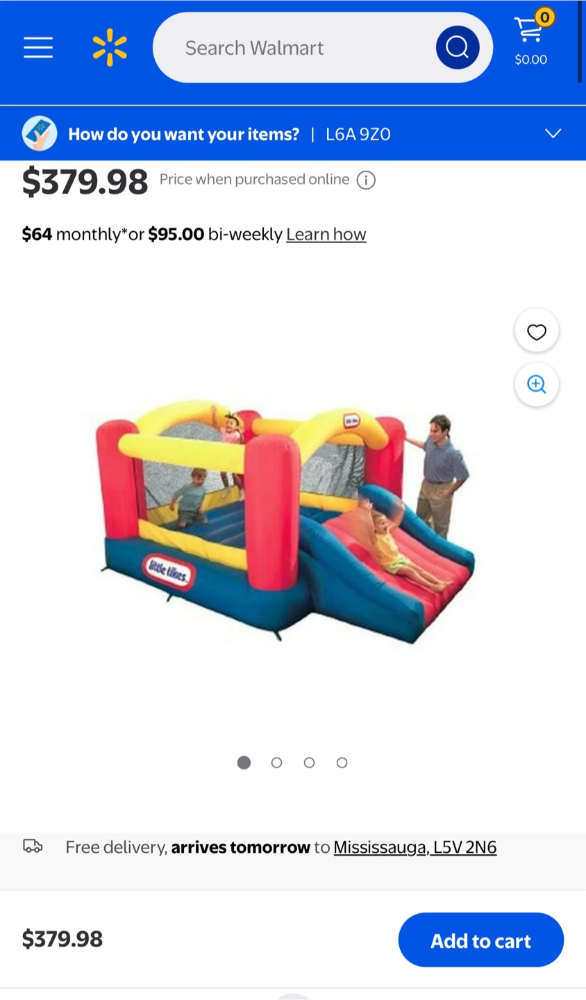 Little Tikes Inflatable Bounce House with Slide