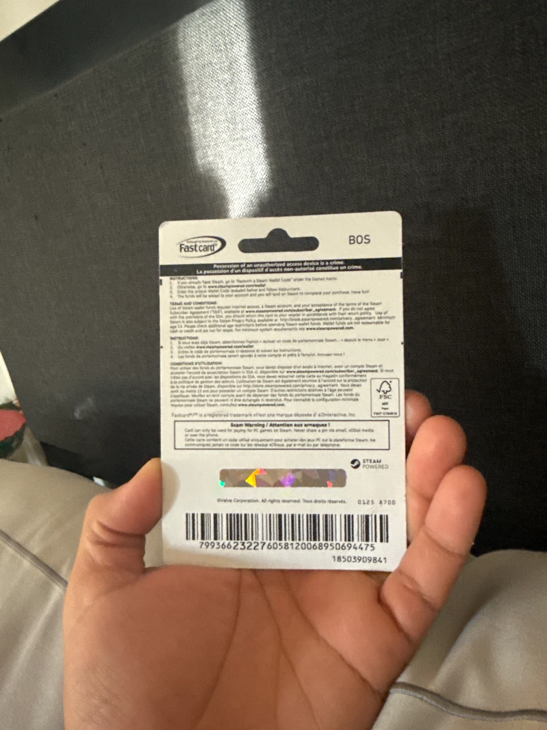 $50 CAD Steam Gift Card - photo 2