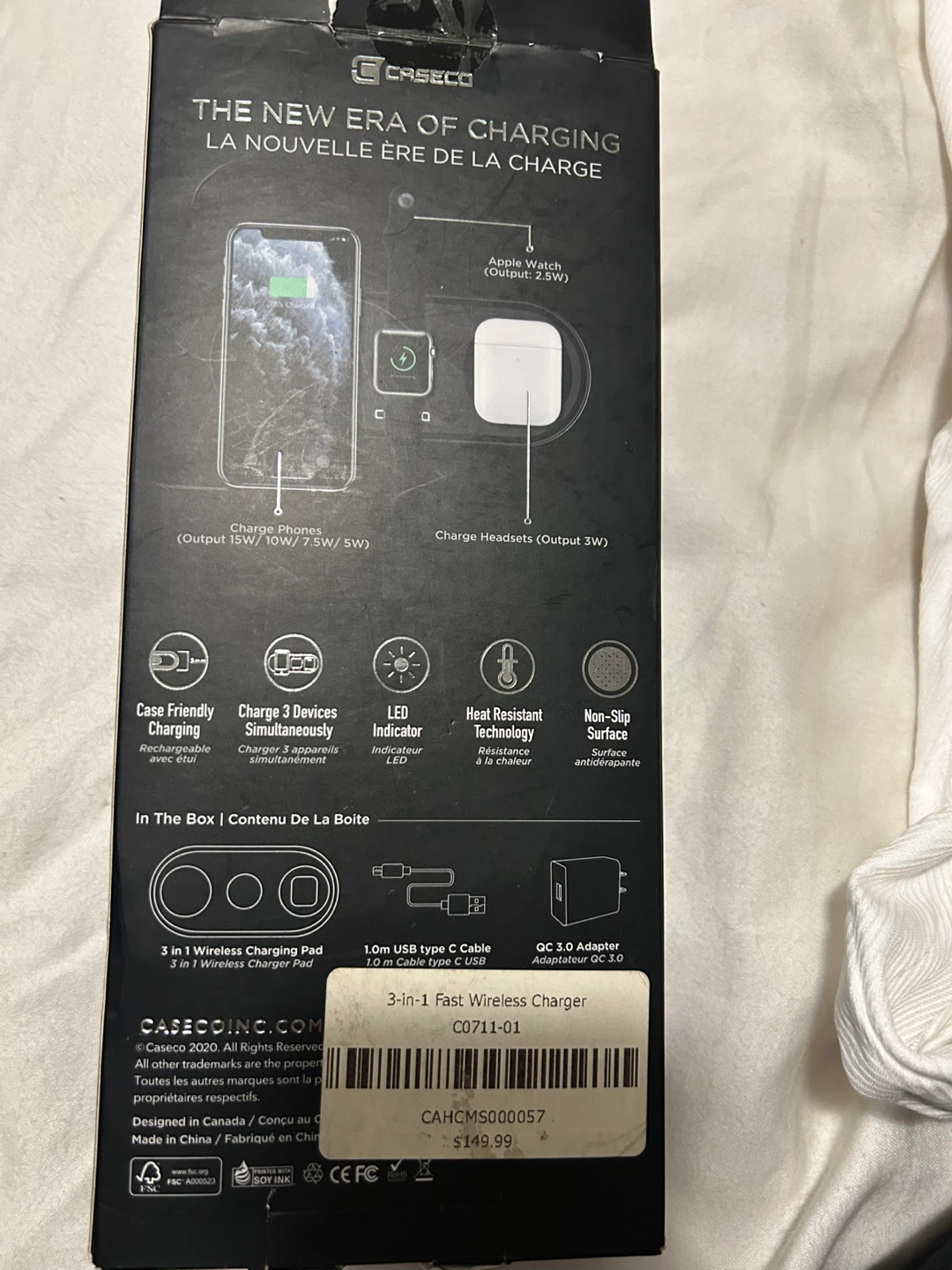 CASECO NITRO 3-in-1 Wireless Charging Pad - photo 2