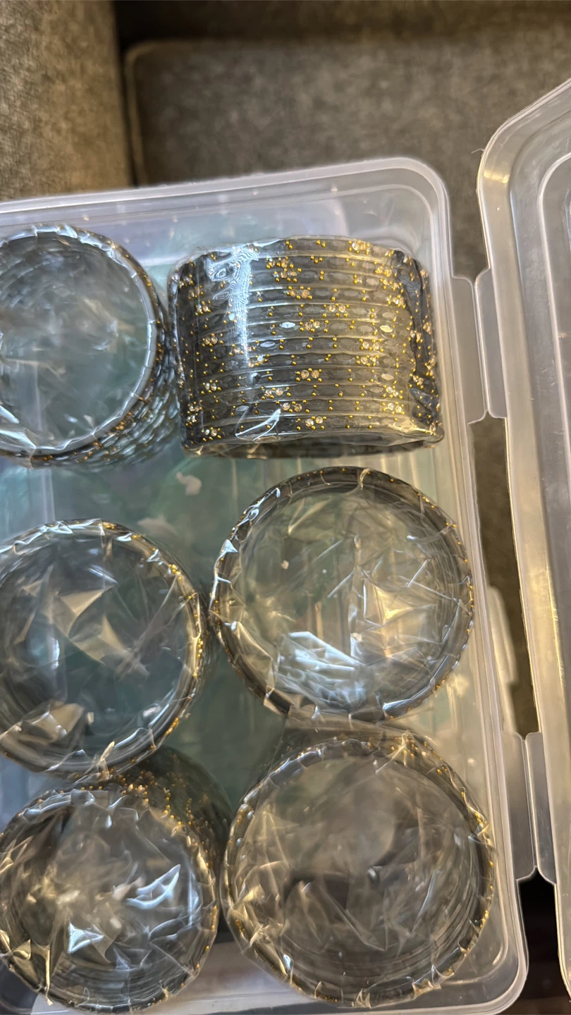 rain drop glass bangles $11 for dozen - photo 4