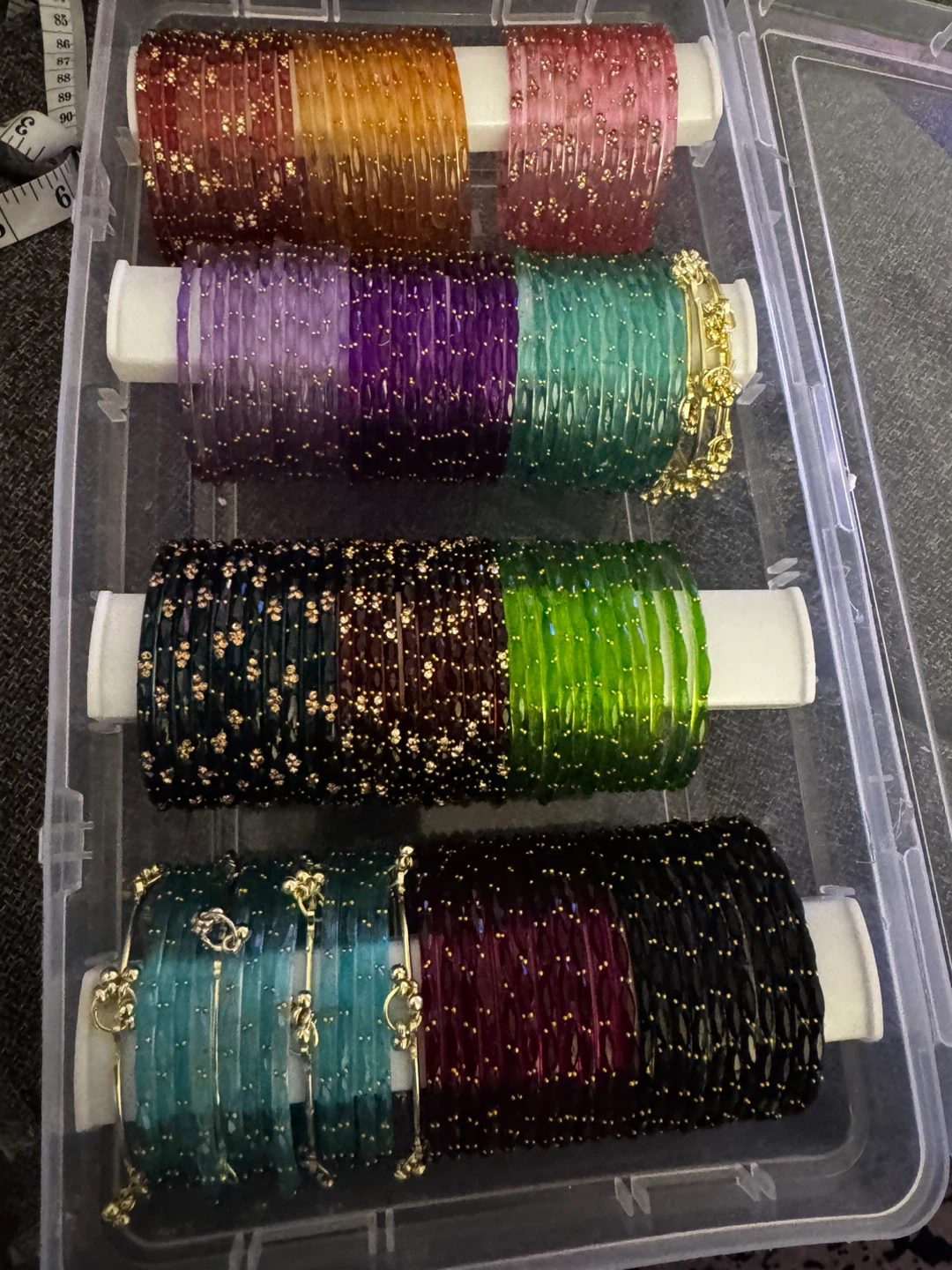 rain drop glass bangles $11 for dozen
