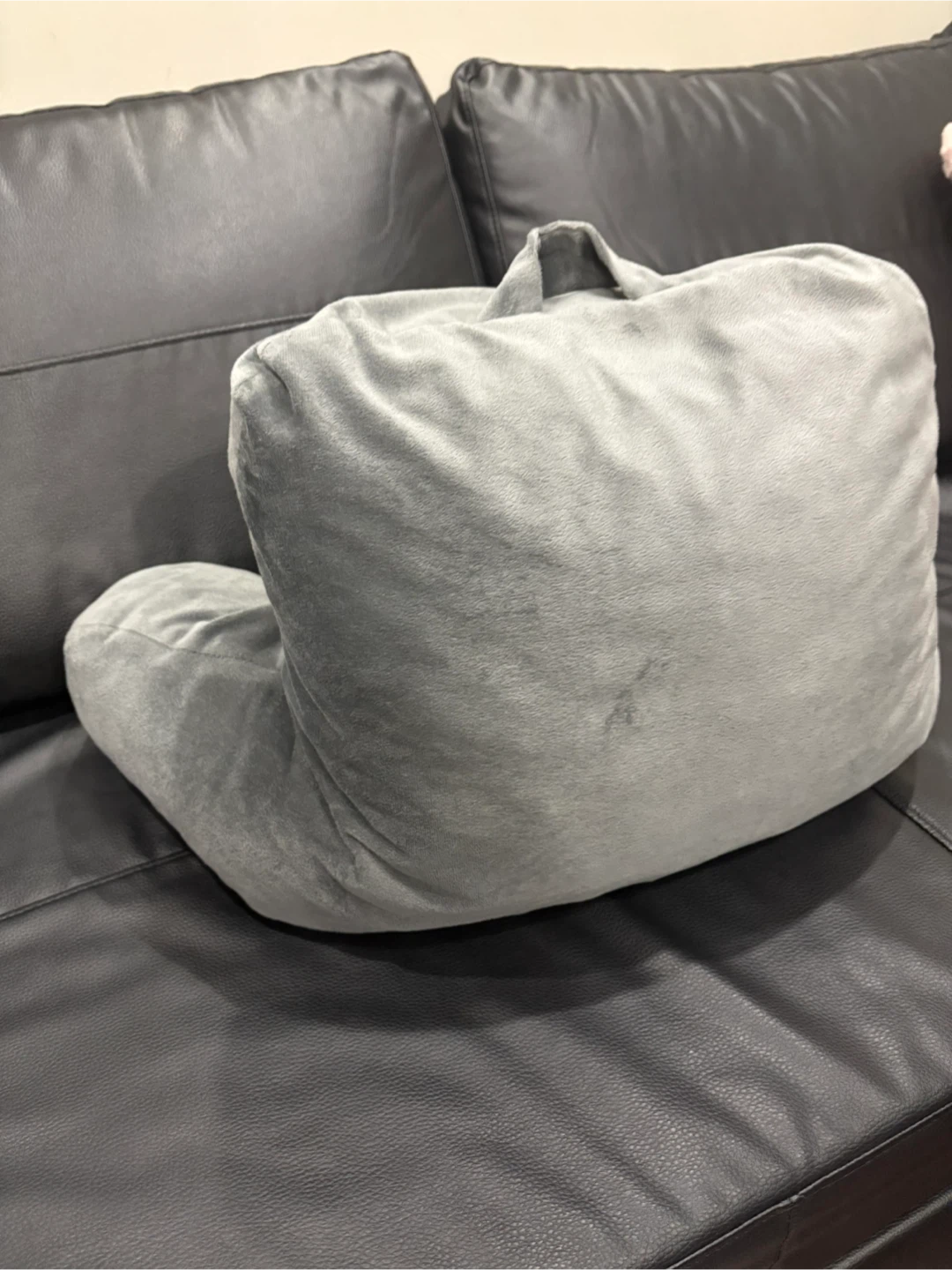 Backrest Pillow with arms grey - photo 4