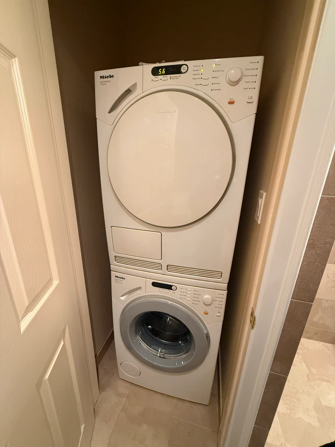 Miele Novotronic Washing Machine and Dryer Set