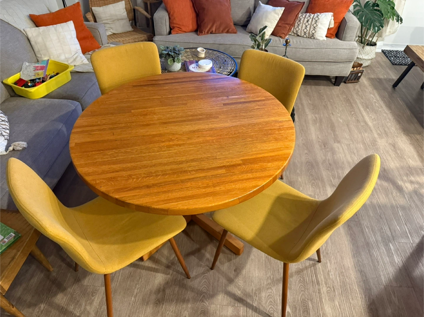 Dinning chairs Chairs 4 mustard color