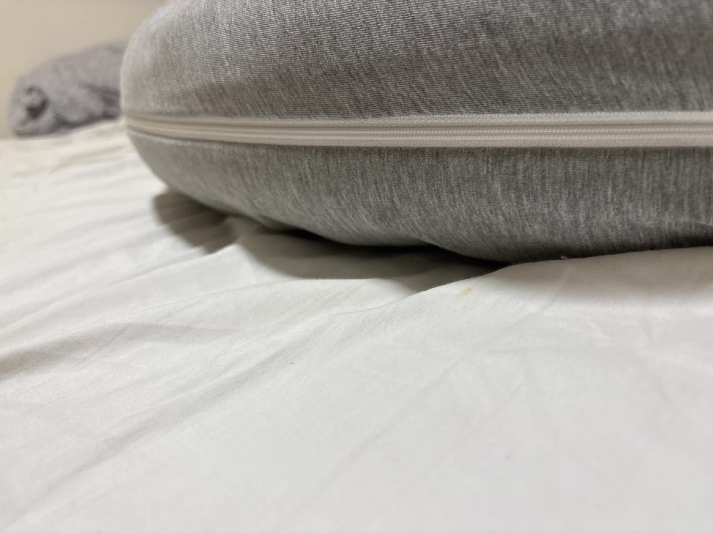 Grey C-Shaped Nursing Pillow - photo 2