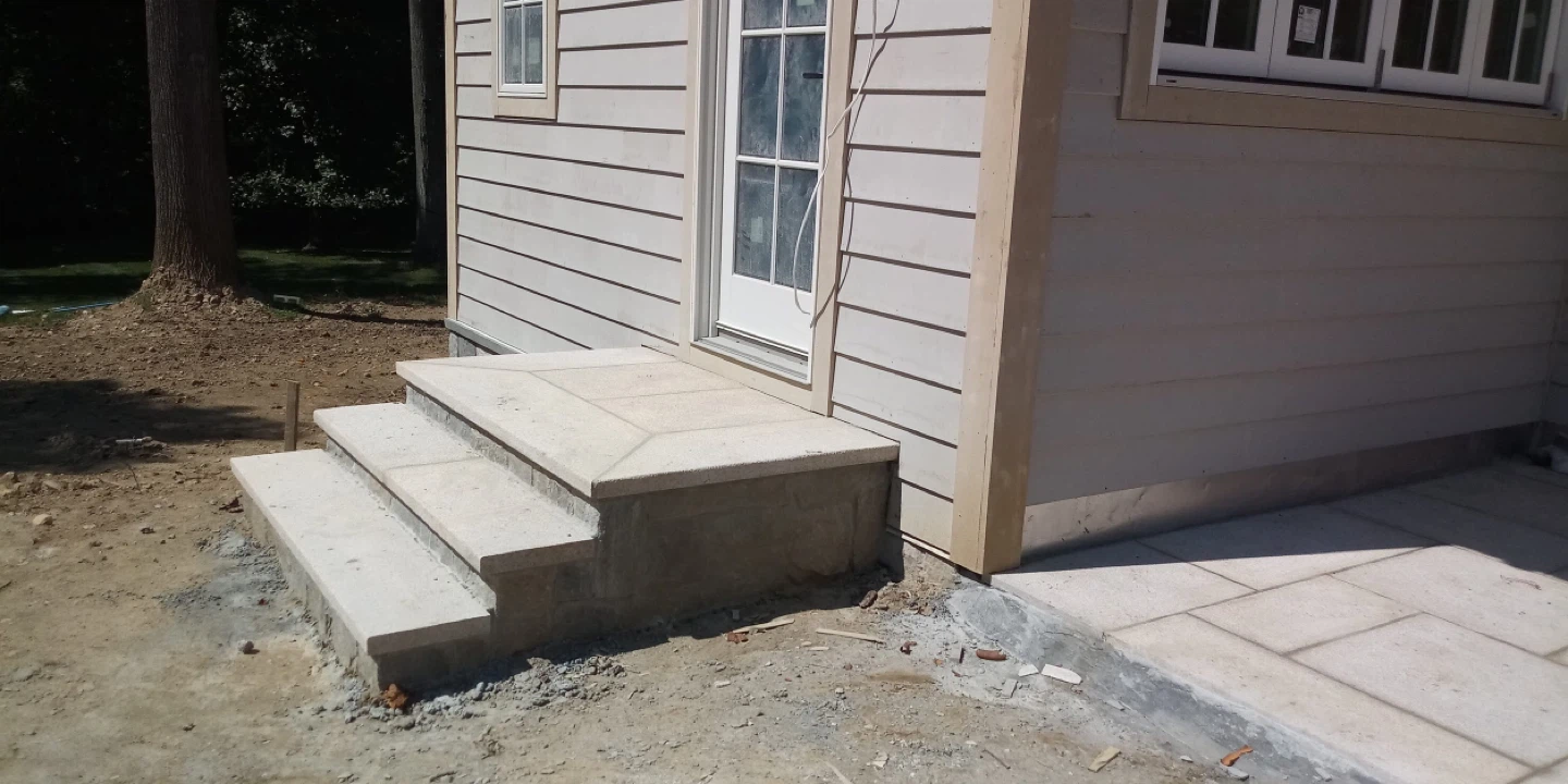 Stone Retaining Wall and Steps - photo 4