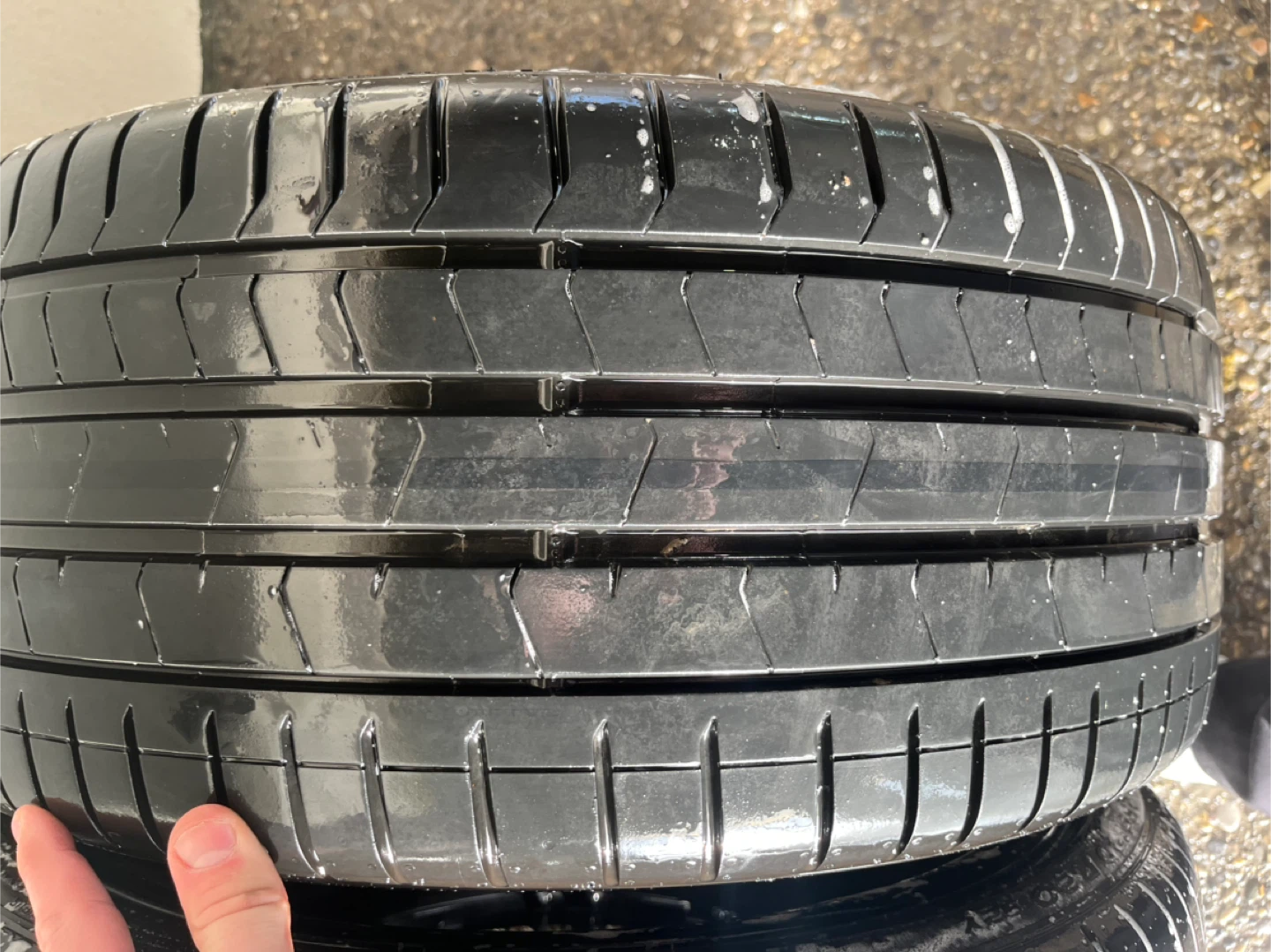 Set of 4 BMW Alloy Wheels and Tires - photo 4