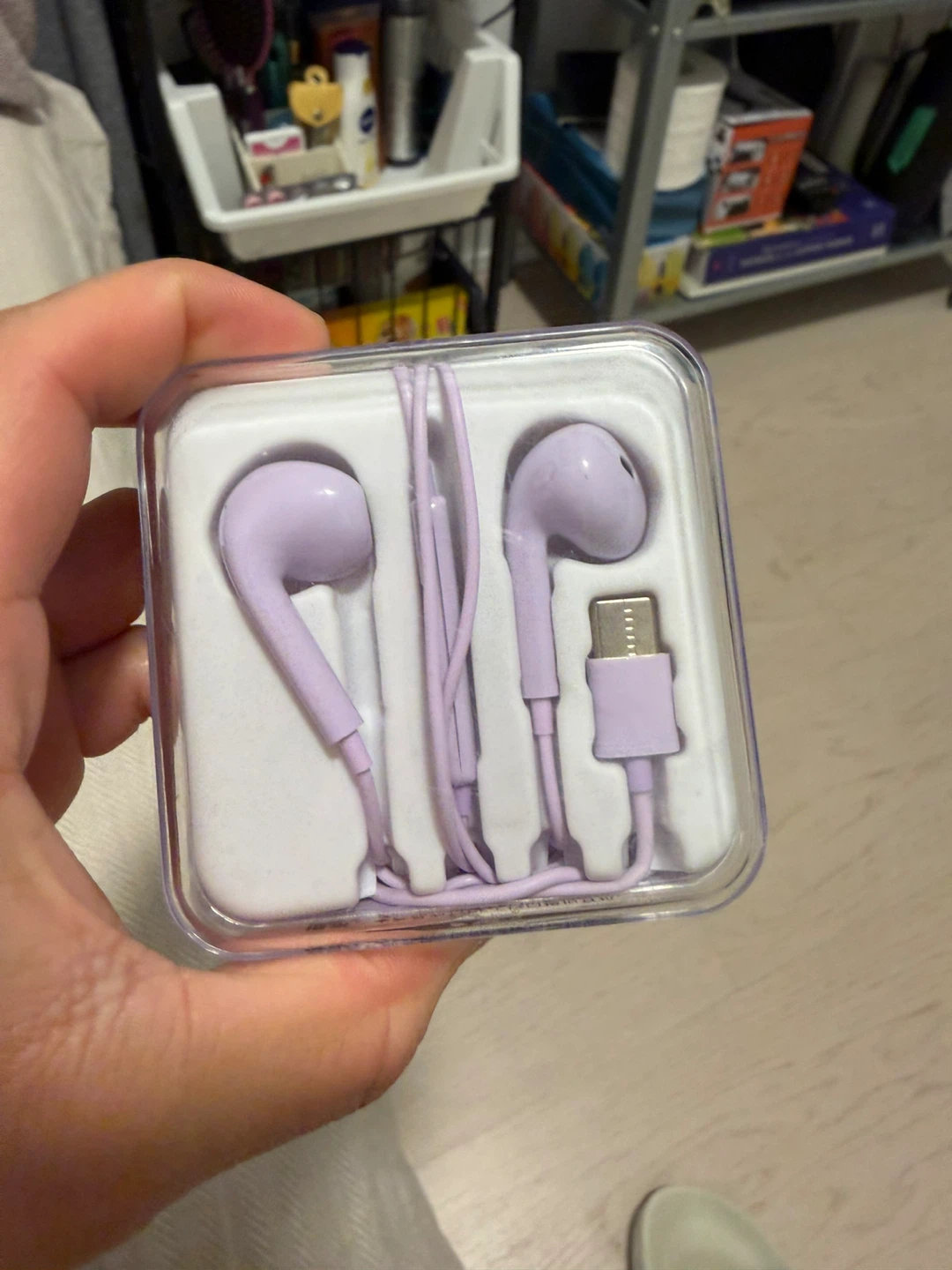 MINISO Type-C Earphones SB68 Purple -Read description