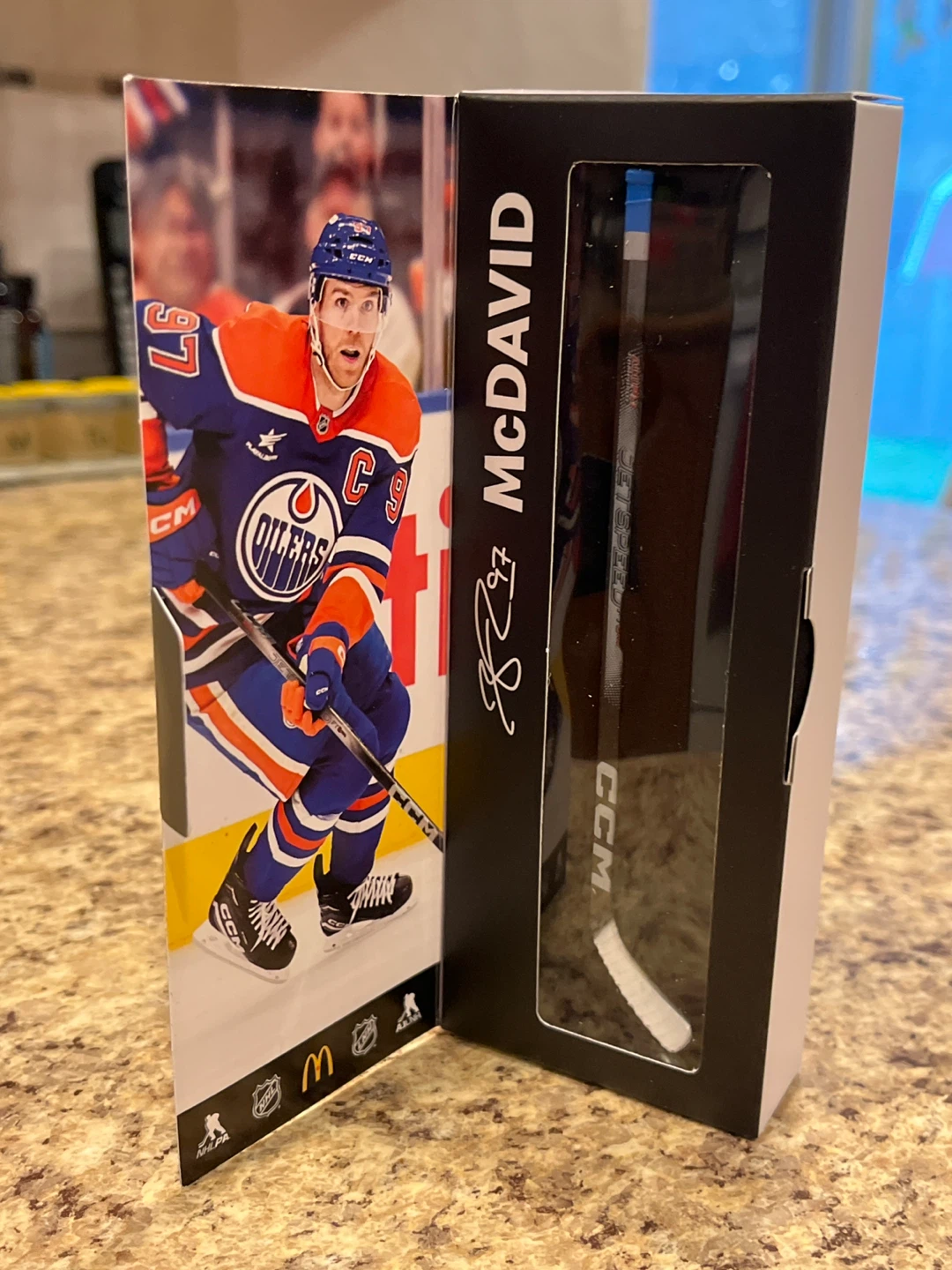 NHL Star Sticks Connor McDavid CCM Mini Hockey Stick - photo 2