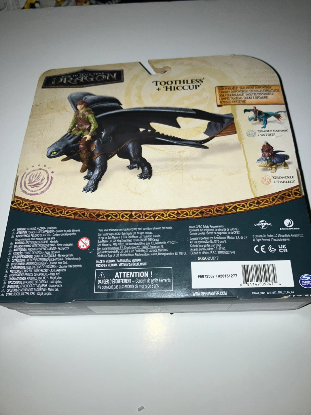 How to Train Your Dragon Toothless & Hiccup Action Figure - photo 3