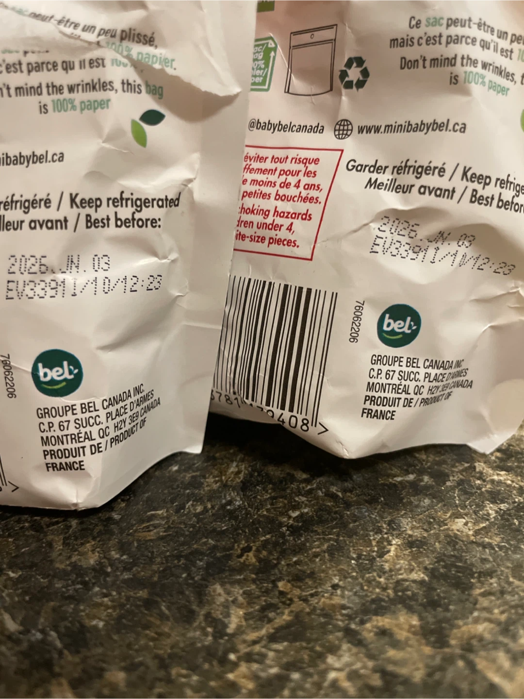 9 individually wrapped Babybel + free coupon - photo 2