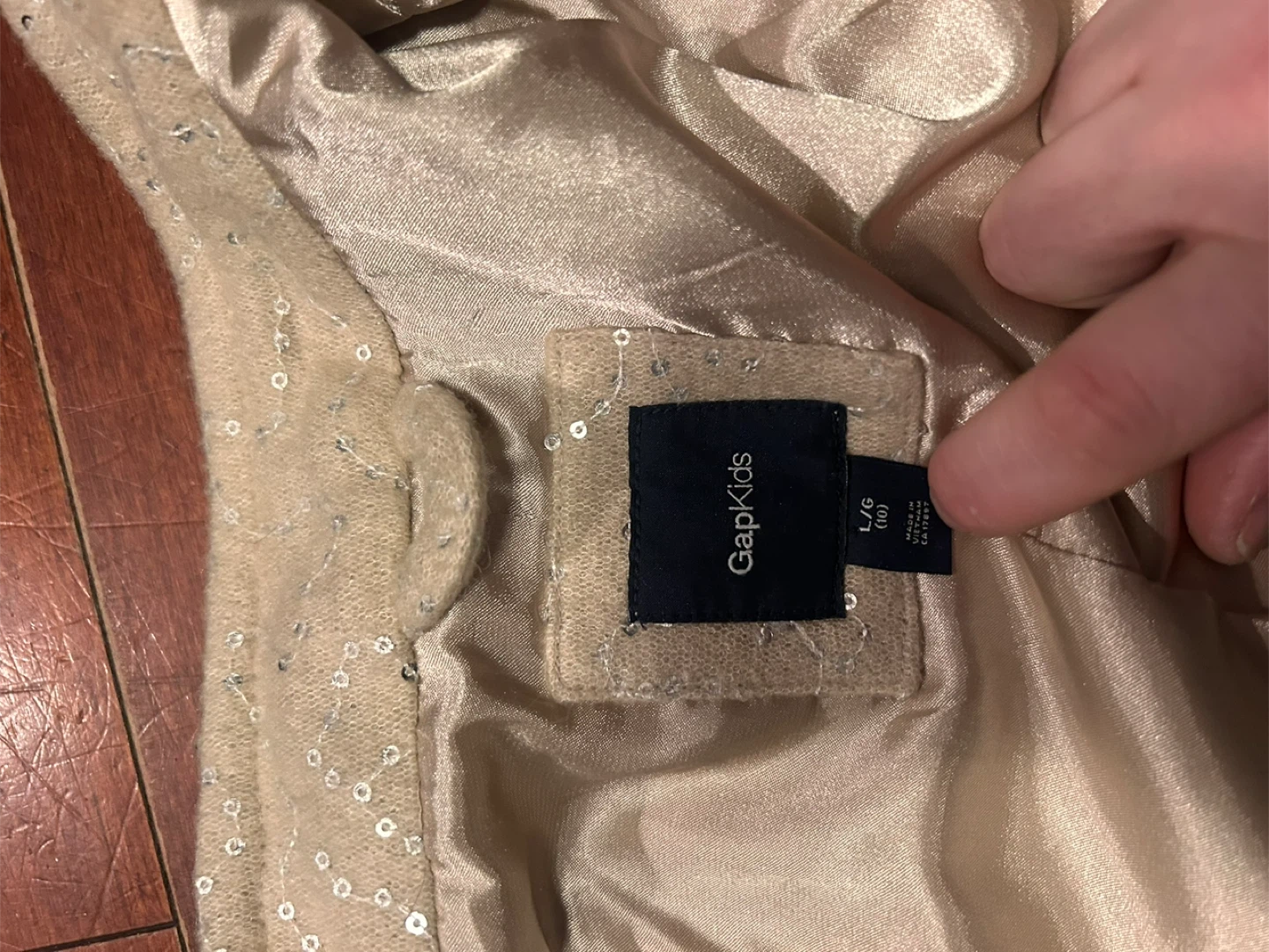 Gap Kids Girls Sequined Jacket - Size L (10) - photo 2