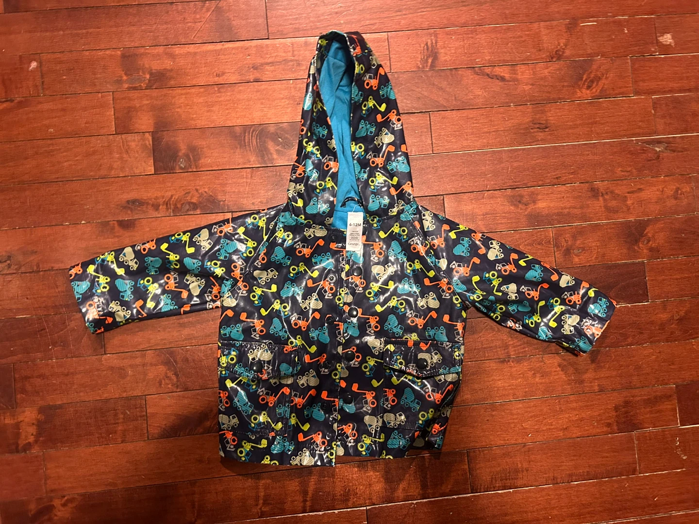 George Kids Hooded Raincoat Size 6-12M