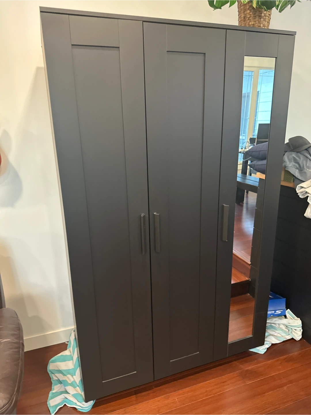 IKEA Brimnes Wardrobe with Mirror - photo 3