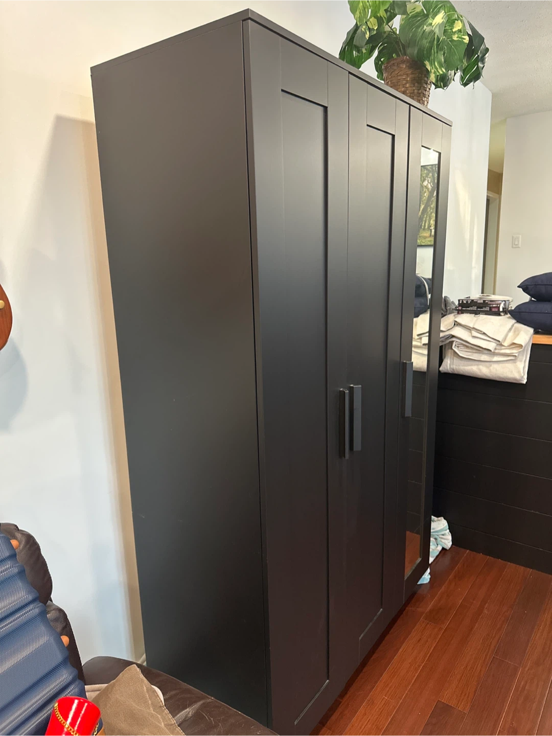 IKEA Brimnes Wardrobe with Mirror