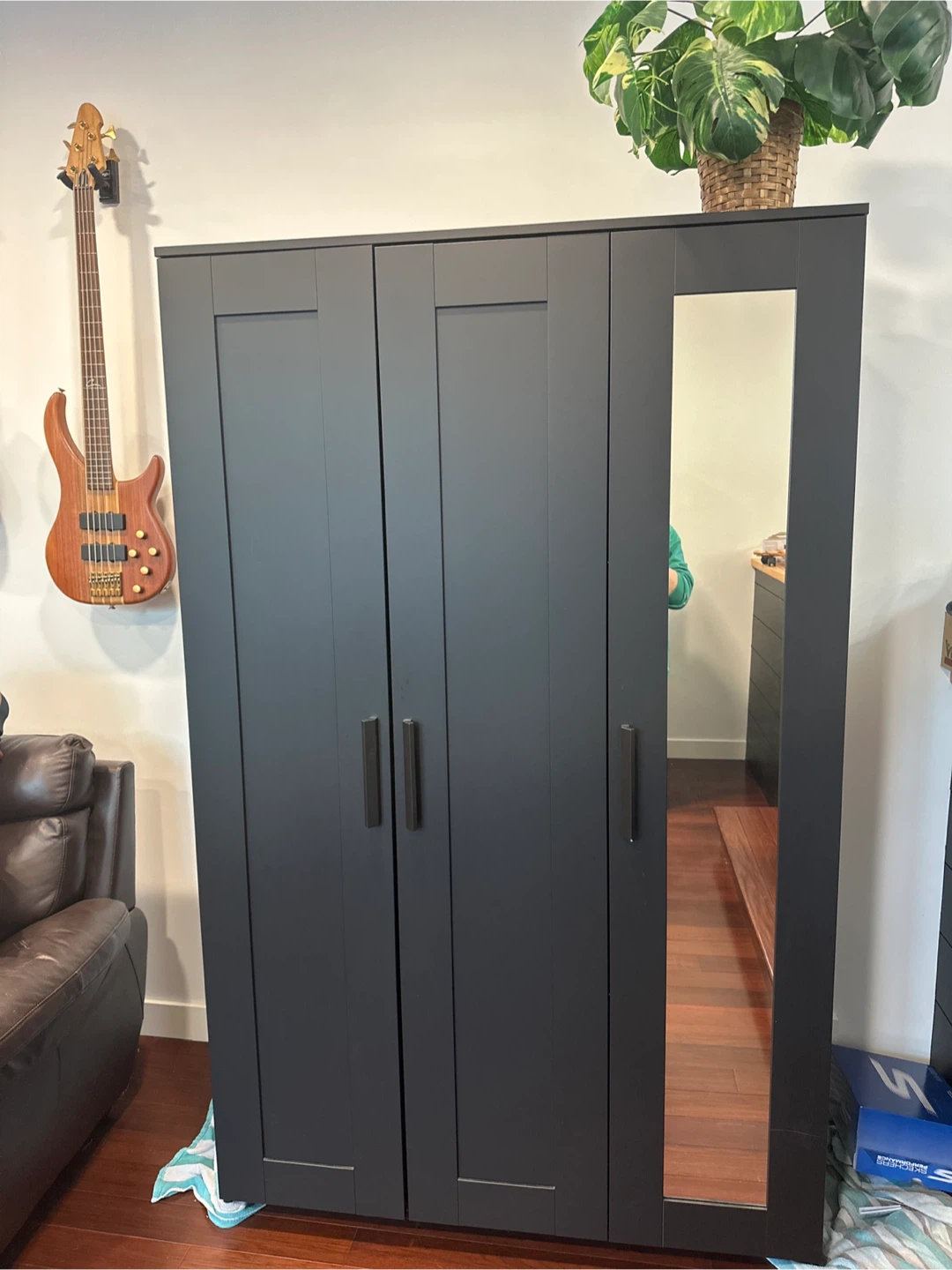 IKEA Brimnes Wardrobe with Mirror - photo 2