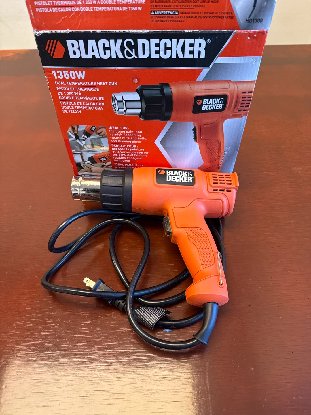 Used one time only! Black & Decker 1350W Heat Gun