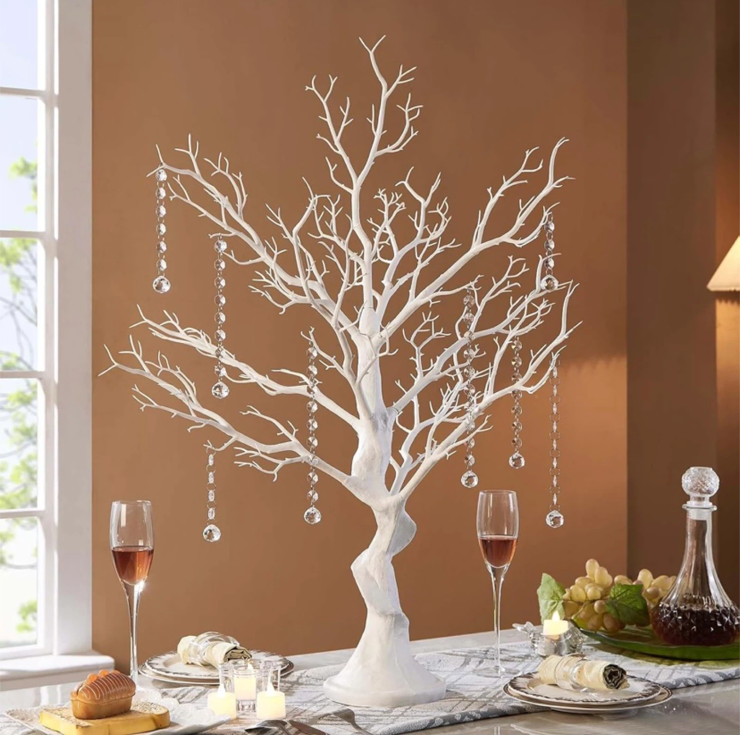 New White Artificial Tree Centerpiece 33” for Weddings / Events - photo 4