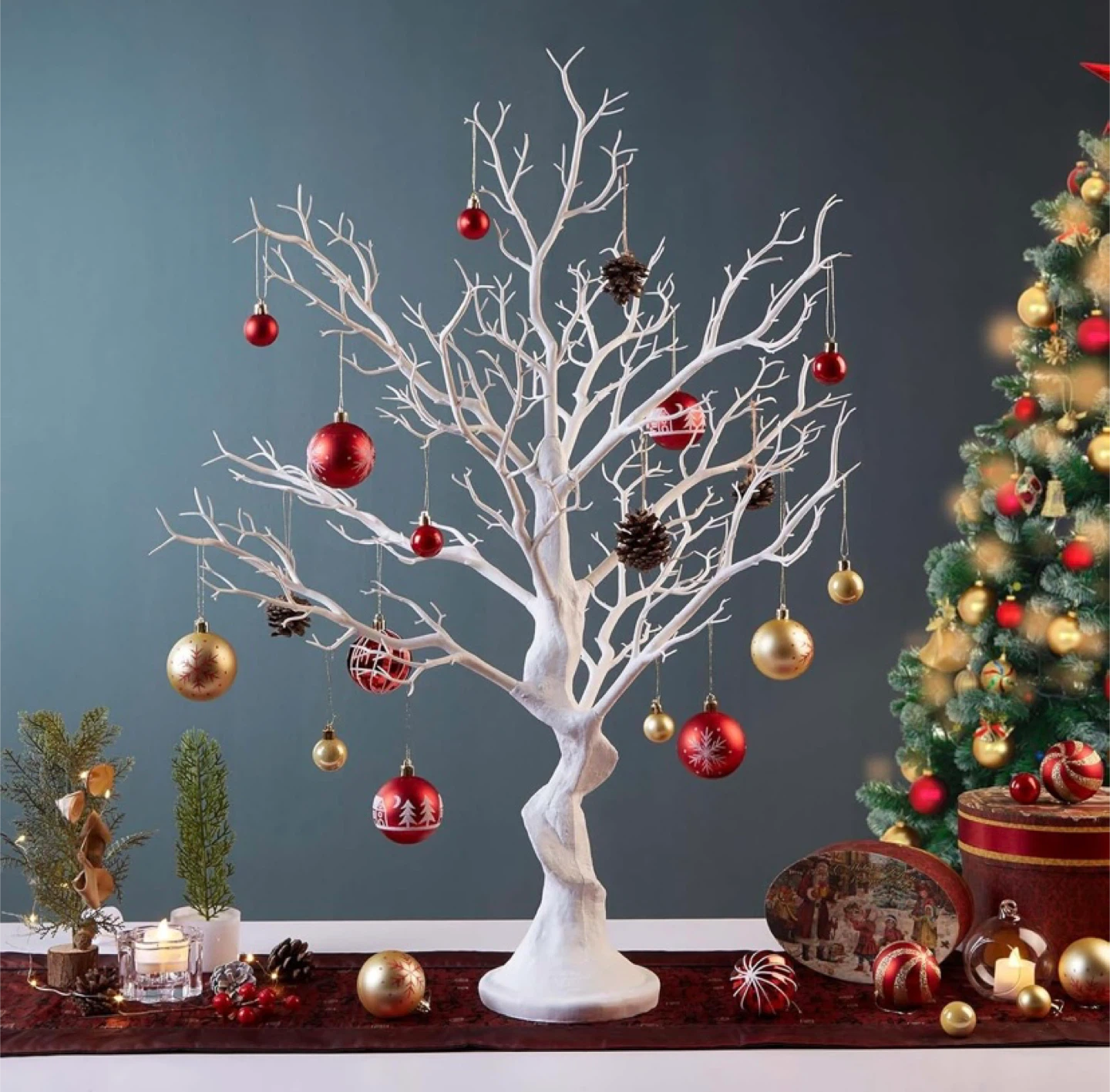 New White Artificial Tree Centerpiece 33” for Weddings / Events - photo 3
