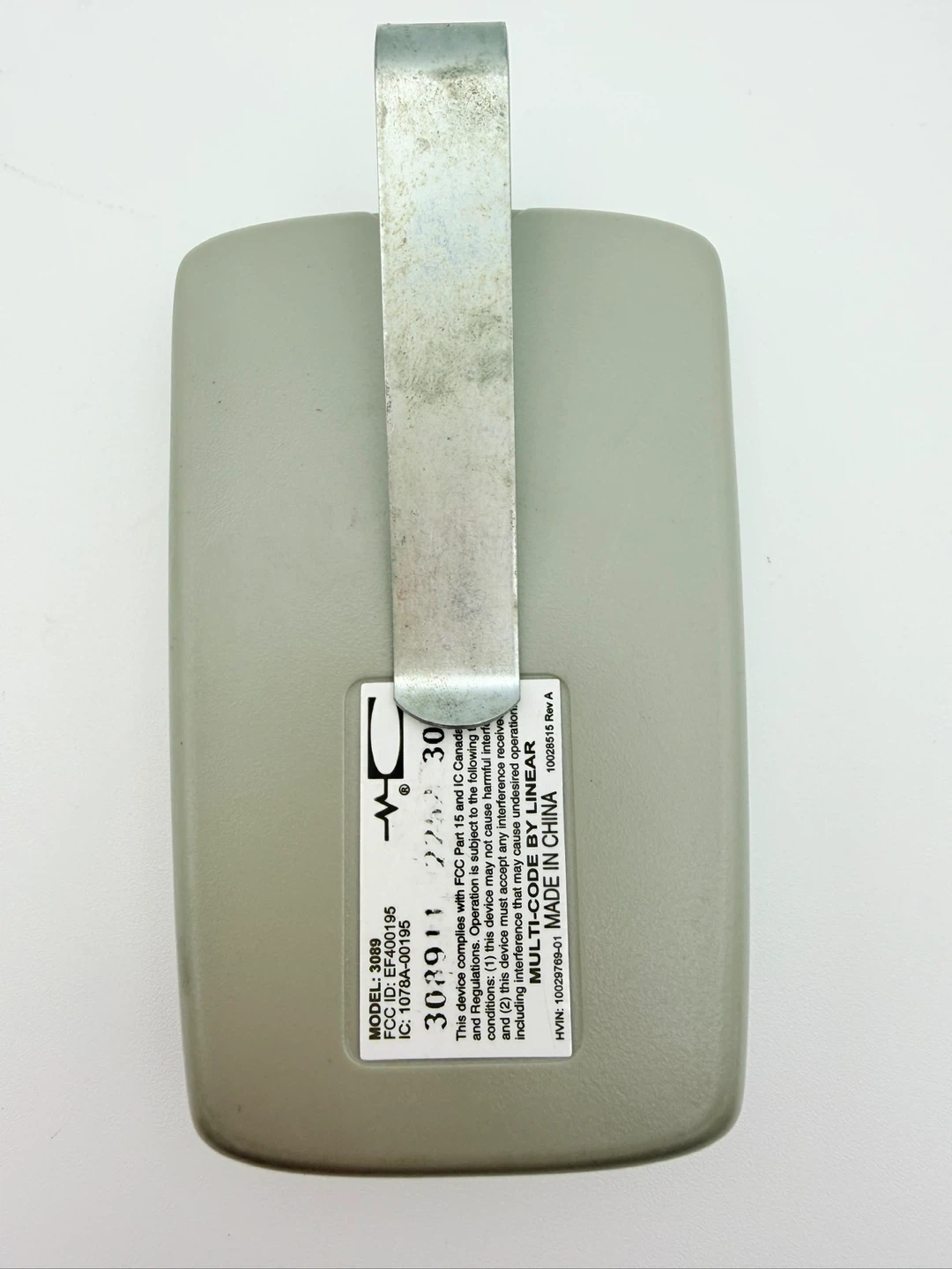 Multi-Code Garage Door Opener Remote 3099 - photo 4