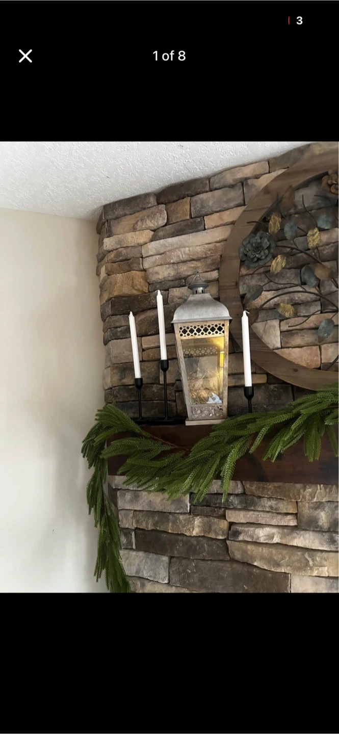 Vintage-Style Lantern with String Lights - photo 2