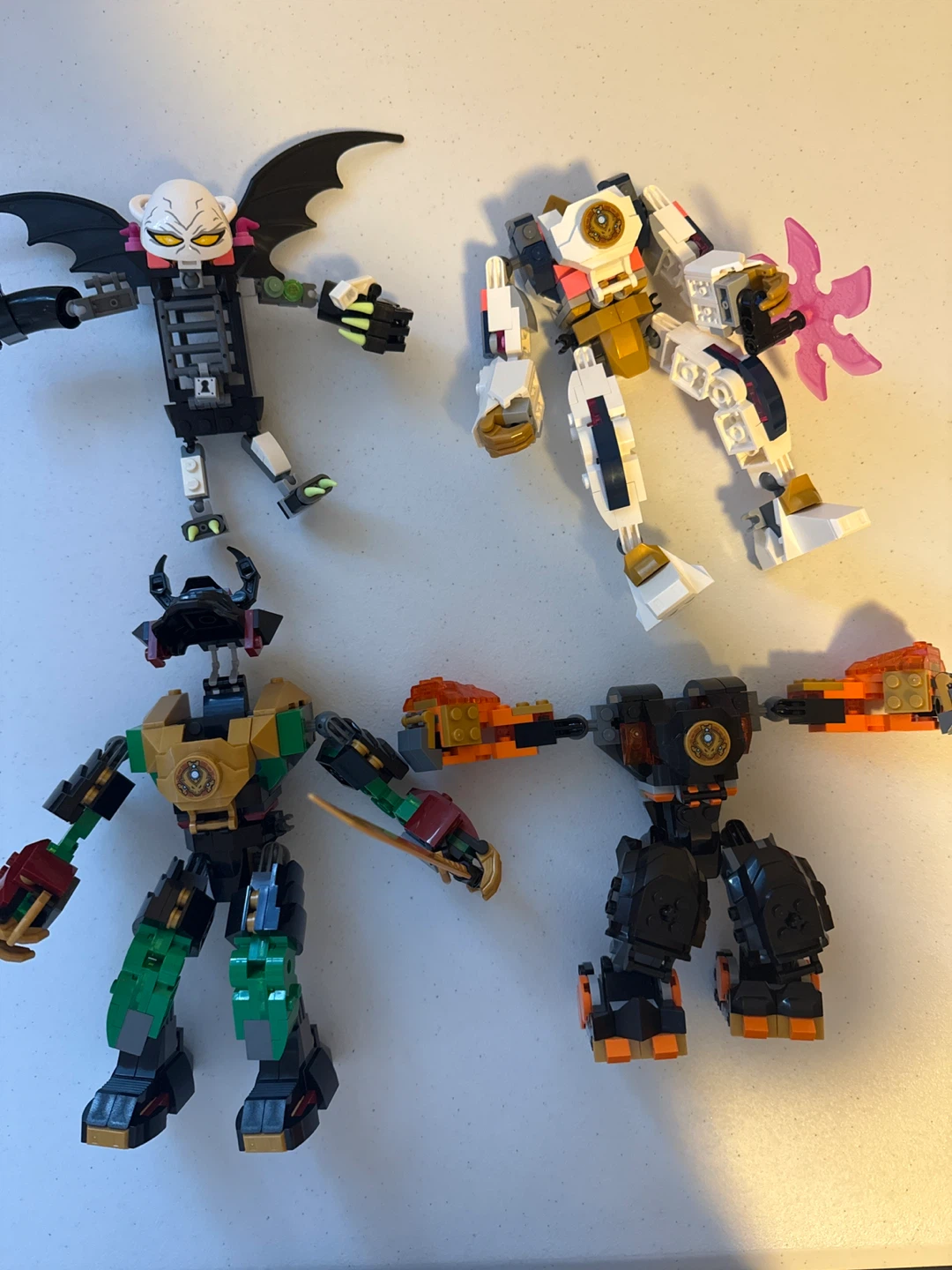 4 sets Lego robots