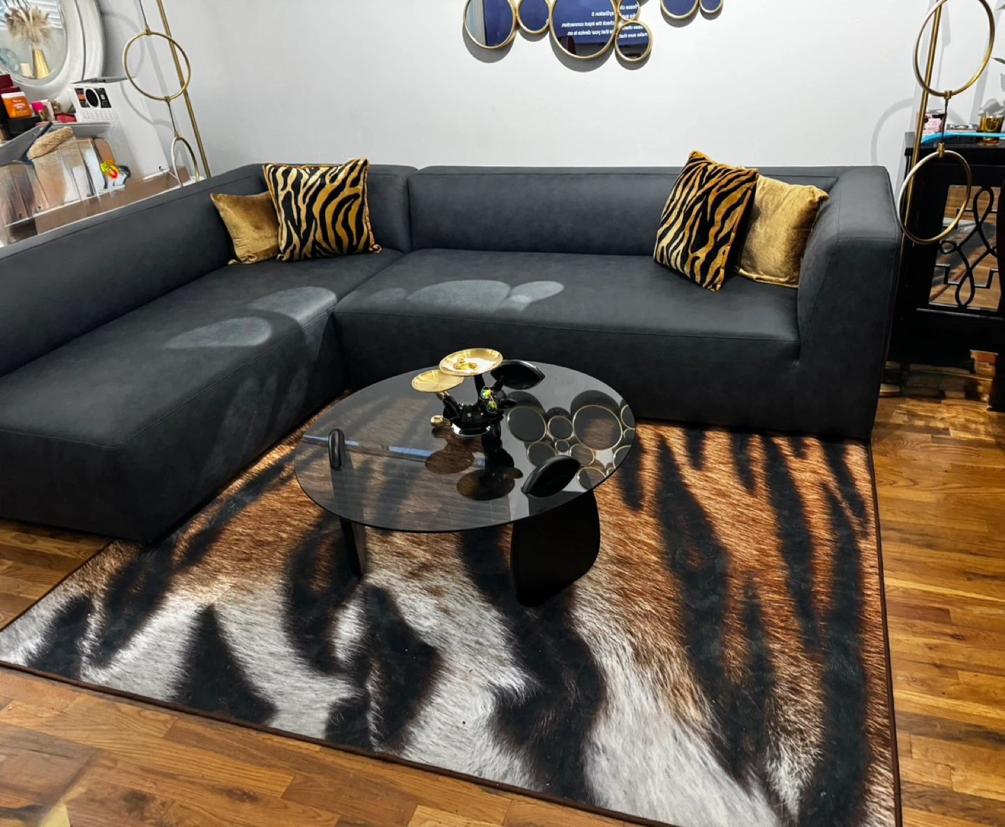 Dark Gray Sectional Sofa - photo 2