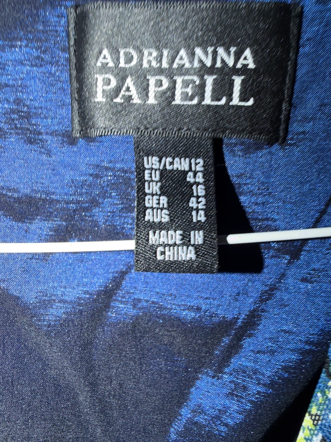 Adrianna Papell Women's Print Net Sheath Dress Size 12 - photo 2