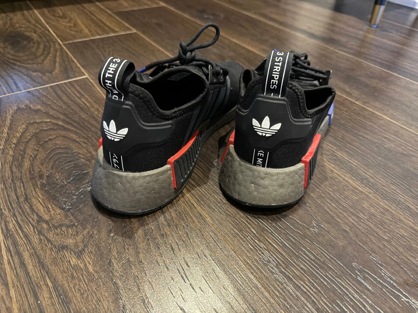 Adidas NMD_R1 Shoes Black Red Blue Size 10 - photo 2