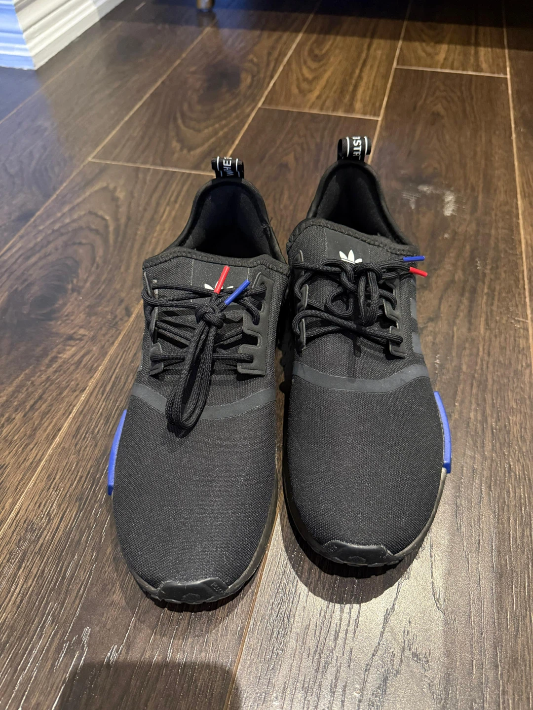 Adidas NMD_R1 Shoes Black Red Blue Size 10 - photo 3