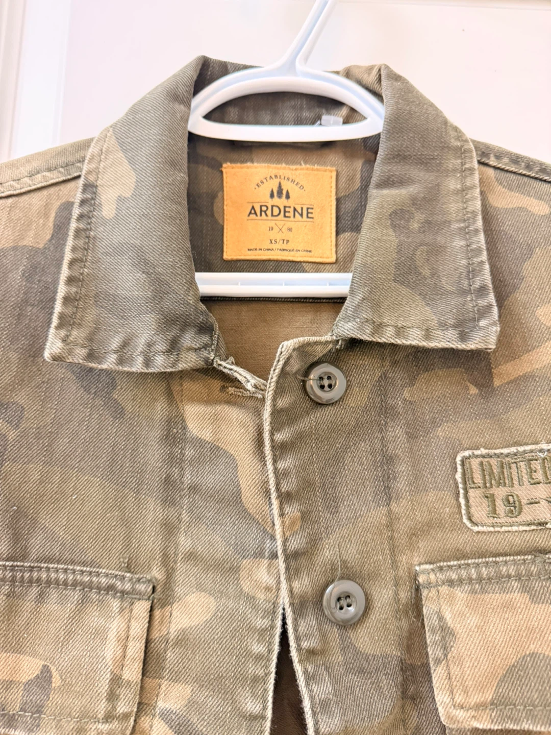 Ardene Camo Cropped Jacket XS - photo 2