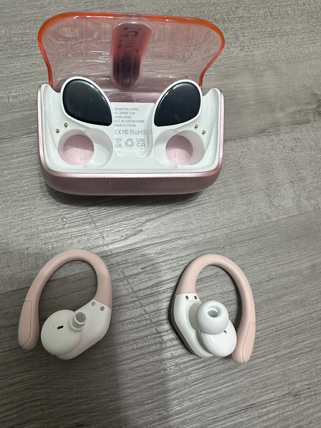 Rose Gold Wireless Earbuds with Charging Case - photo 2