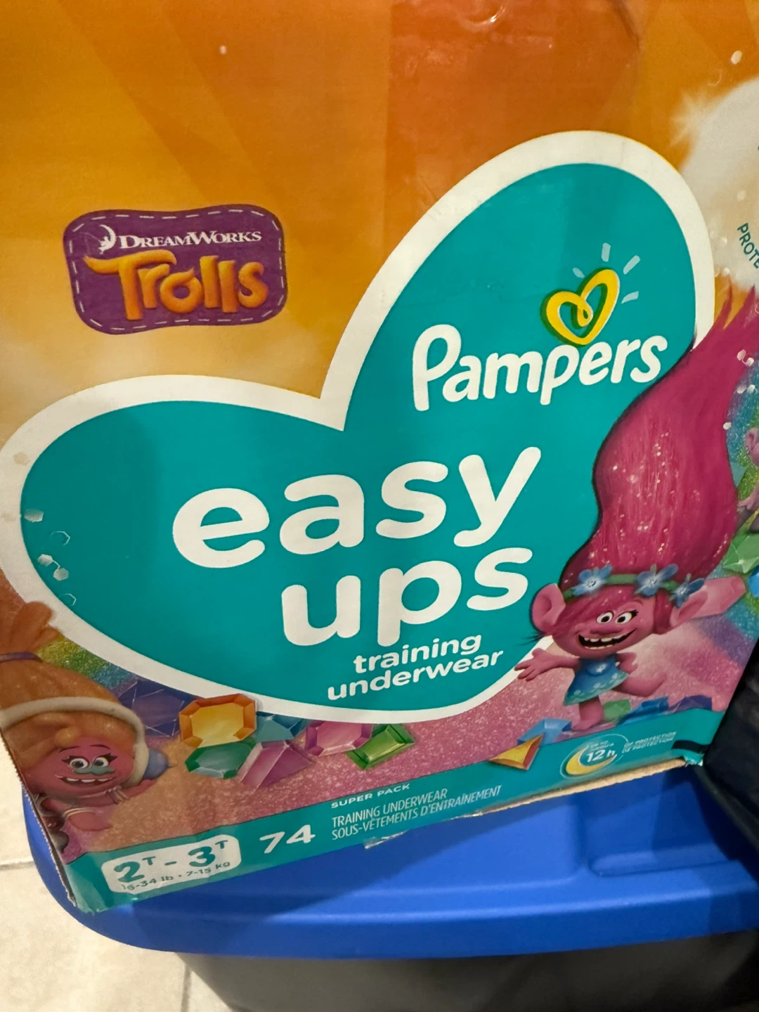 Pampers Easy Ups Training Underwear Size 2T-3T