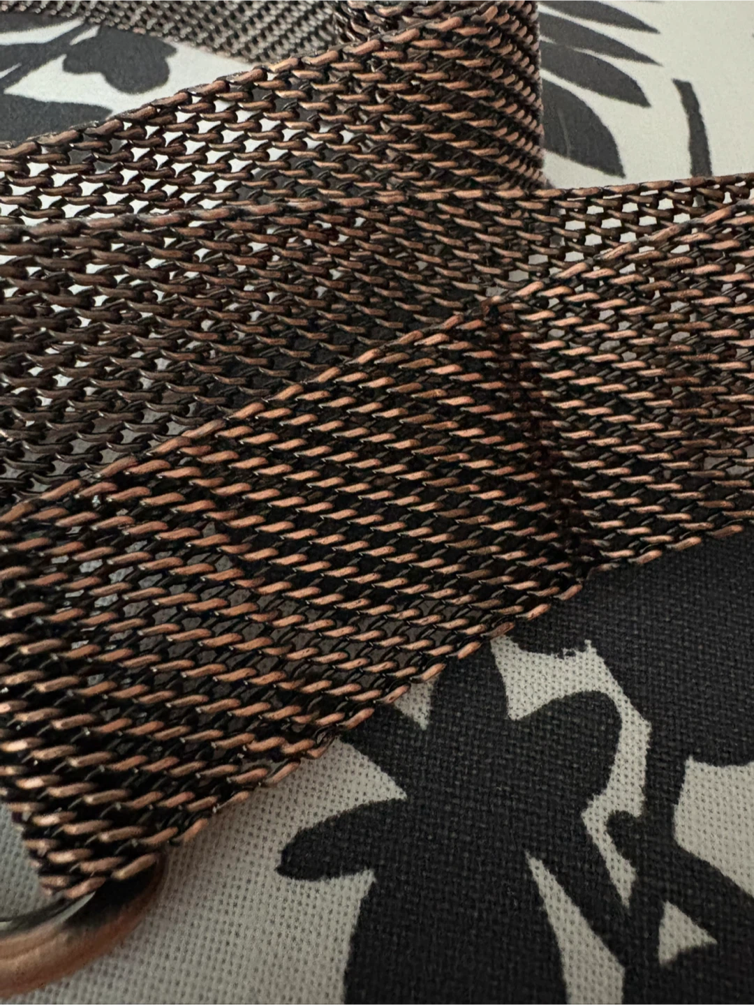 Copper Mesh Belt with Toggle Clasp - photo 4