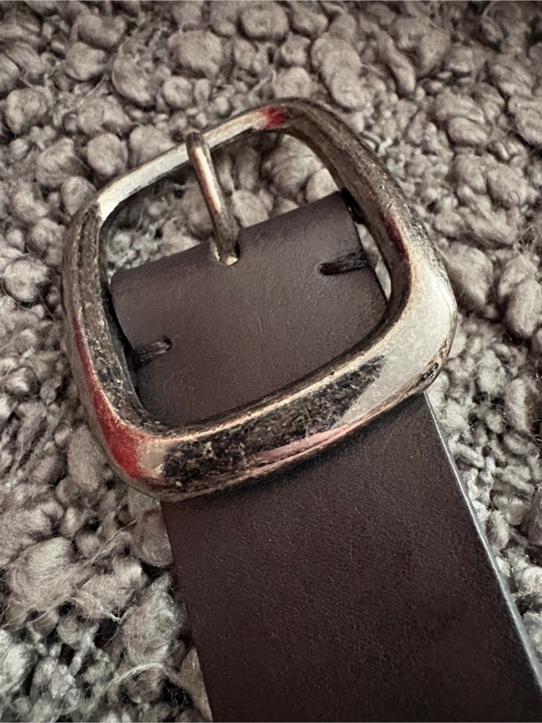 Danier Black Genuine Leather Studded Belt M/M - photo 5